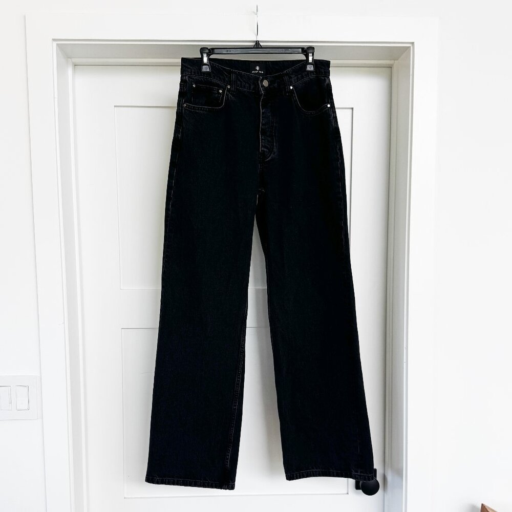 ANINE BING Hugh wide-leg Jean Vintage Black